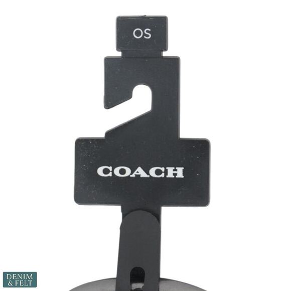 Coach Black Signature Leather Reversible Belt Harness Buckle 38mm NEW/NWT!! - Picture 8 of 9